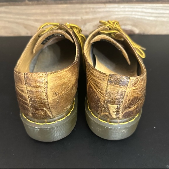 Dr. Martens Mens Brown Leather Distressed Oxfords Lace Up Size US 11 11823 - Picture 3 of 13